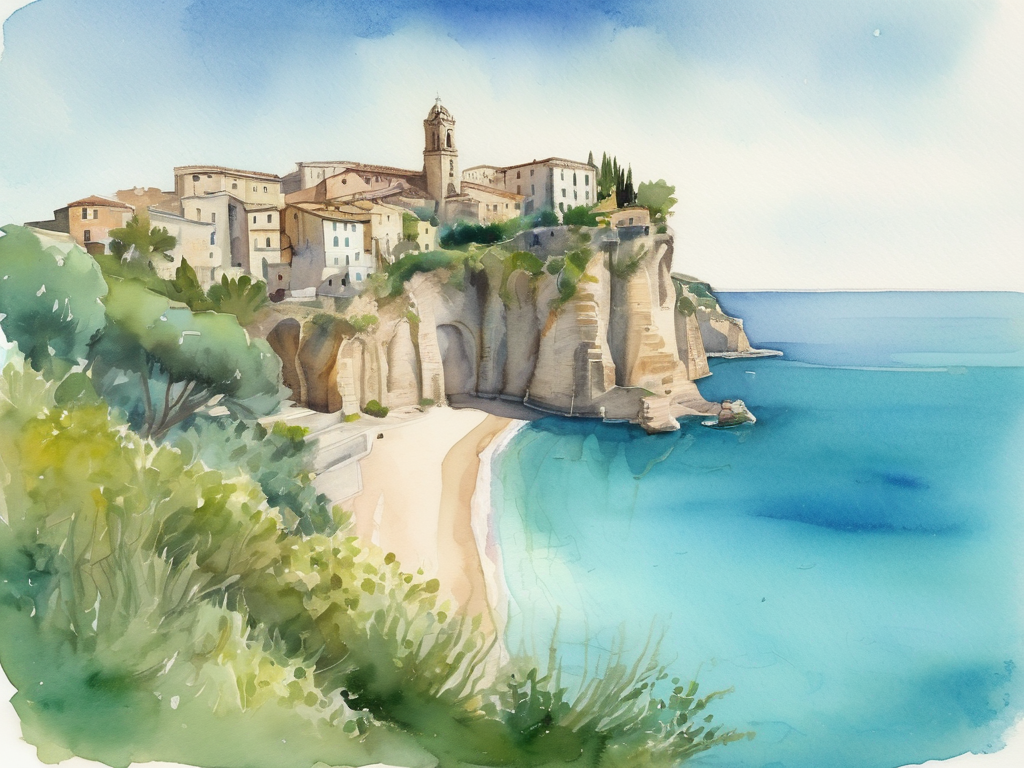 Tropea's dramatic clifftop views and turquoise waters