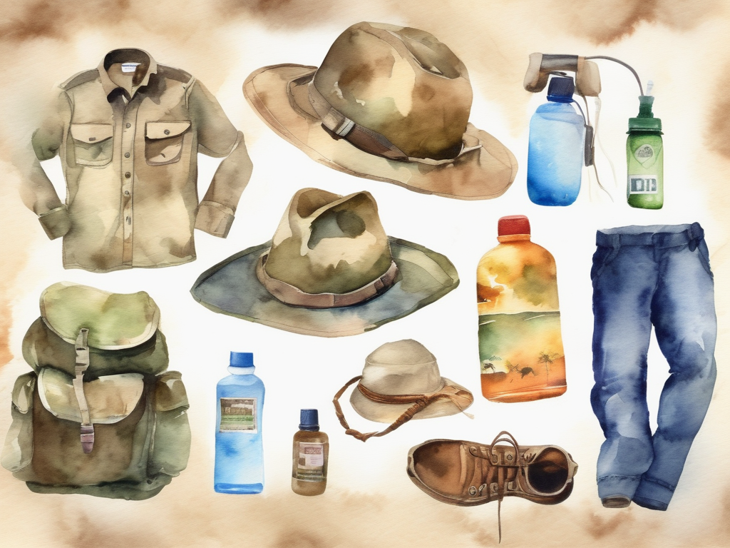 Africa packing essentials - sun protection, modest clothing, and safari gear