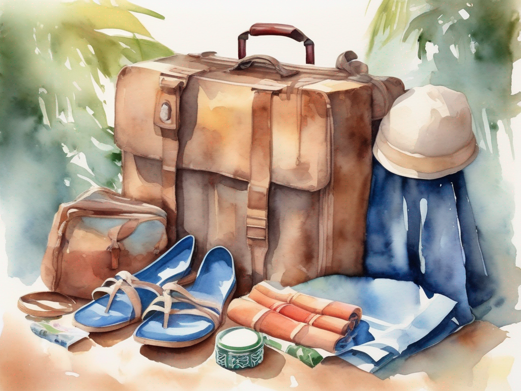 Asia packing essentials - modest clothing, temple-appropriate attire, and monsoon gear